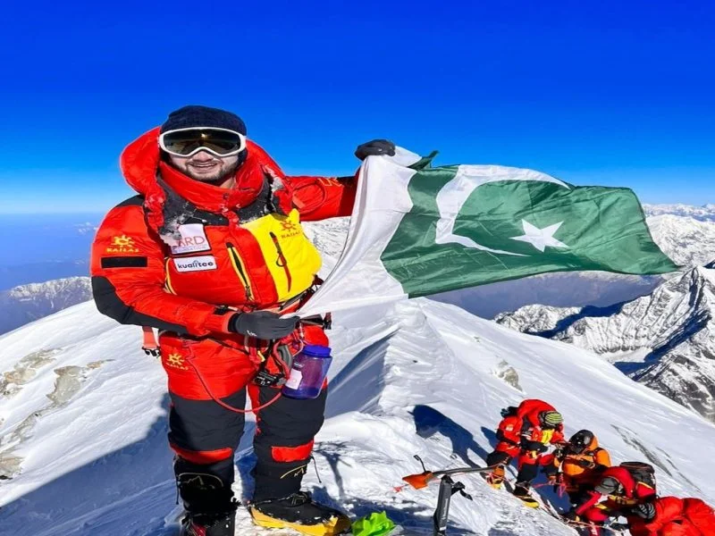 Shehroz Kashif on the summit